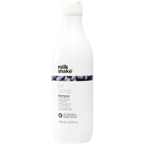 Shampoo Milkshake Con Pigmento Nero Per Capelli Biondi Icy Blond 1000 Ml - Foto 1