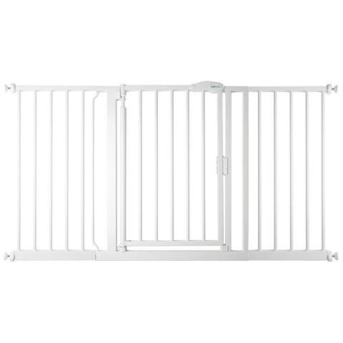 Safetots Cancelletto Per Scale A Pressione Con Chiusura Automatica, 147cm - 154cm, Bianco - Foto 1