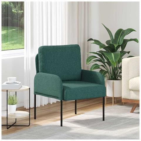 Divani con cuscino 55cm Verde Scuro Legno compensato - Foto 2