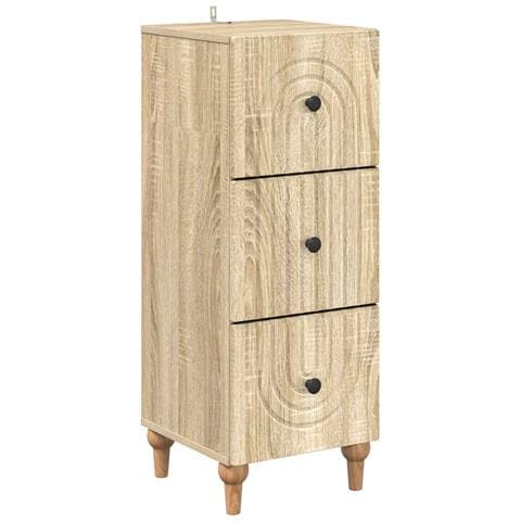 Mobile con Cassetti Rovere Sonoma 33 x 34,5 x 90 cm - Foto 1