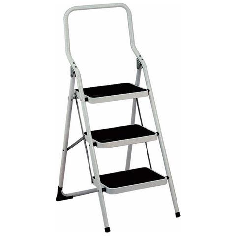MAURER Sgabello in acciaio 3 gradini antiscivolo