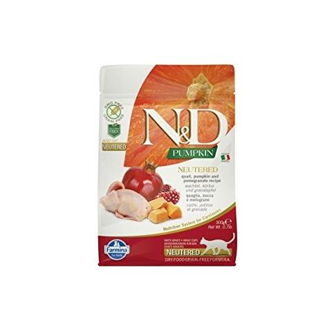 N&D Grain Free Pumpkin Gatto Sterilizzato Quaglia e Melograno: 1,5 kg - Foto 1