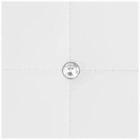 Sedie Sala Da Pranzo 2 Pz Pelle Artificiale 43x43,5x96cm Bianco - Foto 2