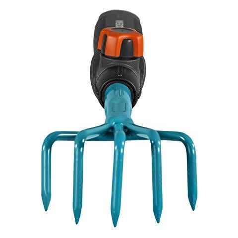 Sarchiatore per fiori combisystem : Piccolo ragno a 5 denti per dissodare il terreno, impugnatura ergonomica, protetta dal corrosione (892320) - Foto 3