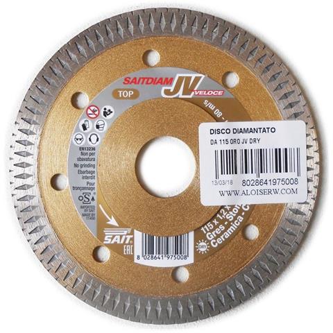 Disco diamantato 115mm saitdiam jv top per ceramica gres klinker - Foto 1