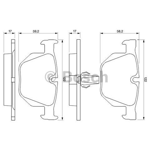 Kit Pastiglie Freno 0.986.424.766 - Foto 3