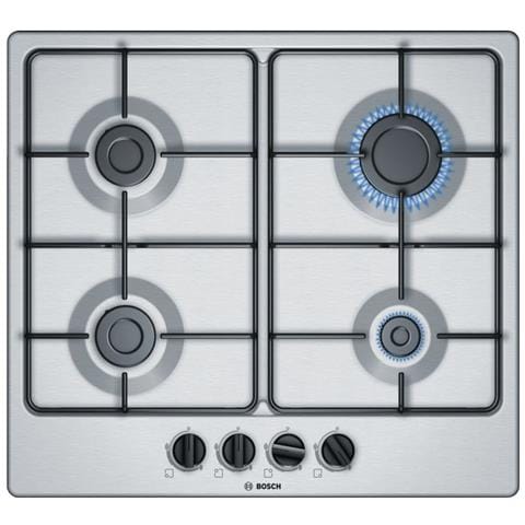 Piano Cottura PGP6B5B86 a Gas 4 Fuochi Gas Colore Acciaio Inox - Foto 1