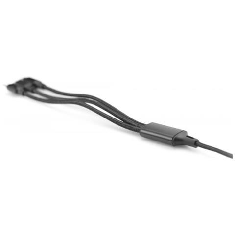 Kabel 3-in-1 Kabel USB-A auf Lighning / MicroUSB / USB-C - Foto 2