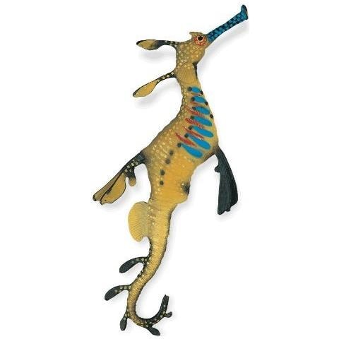 Safari Ltd Incredible Creatures Weedy Seadragon Modello Di Statuetta Giocattolo Realistico Dipinto A Mano Per Bambini Dai 3 Anni In Su - Grande - Foto 1