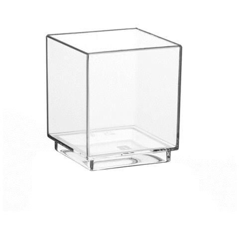 PAP10524 Finger food bowl 0.055L Quadrato Polistirolo Trasparente 30pezzo (i) Insalatiera - Foto 1