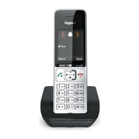 Comfort 500 Telefono Dect Identificatore Di Chiamata Nero, Argento - Foto 2