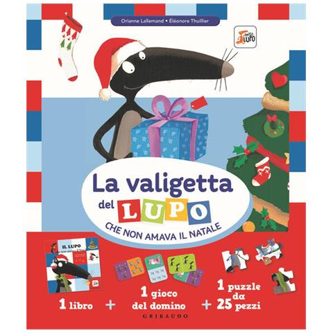 Orianne Lallemand - La Valigetta Del Lupo Che Non Amava Il Natale. Amico Lupo. Ediz. A Colori. Con Gioco Del Domino. Con Puzzle - Foto 2