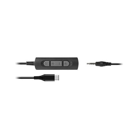 HHEADM-CJM cuffia e auricolare Cablato A Padiglione Ufficio USB tipo-C Nero - Foto 7