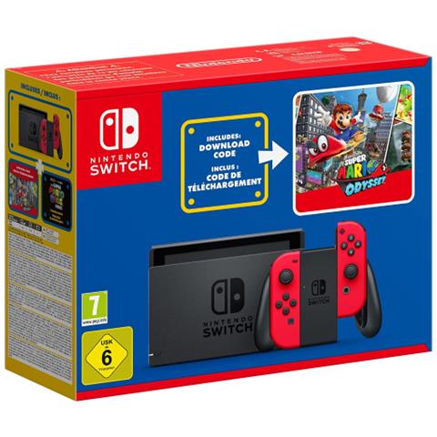 Console Switch Colore Grigio / Rosso + Super Mario Odyssey - Foto 6