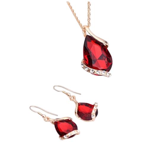Set Di Orecchini Per Collana Red - Foto 1