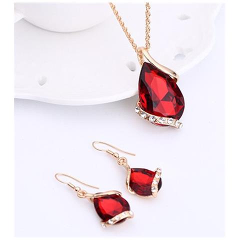 Set Di Orecchini Per Collana Red - Foto 5