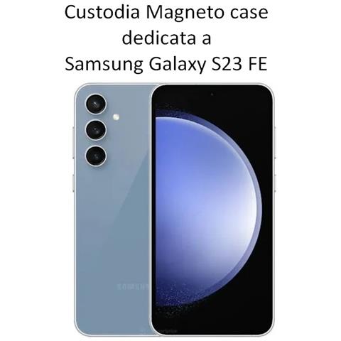 Custodia A Libro Smart Pocket Case In Pelle Per Samsung Galaxy S23 Fe S711 Rose - Foto 2