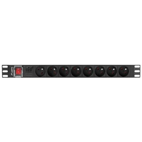 Multipresa 19' 8 Tomas Schuko Con On /off Switch Pdu-08e-0200-bk (2 M) - Foto 2