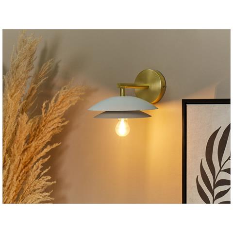 Applique Lasolo Metallo Bianco - Foto 1