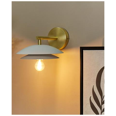 Applique Lasolo Metallo Bianco - Foto 8