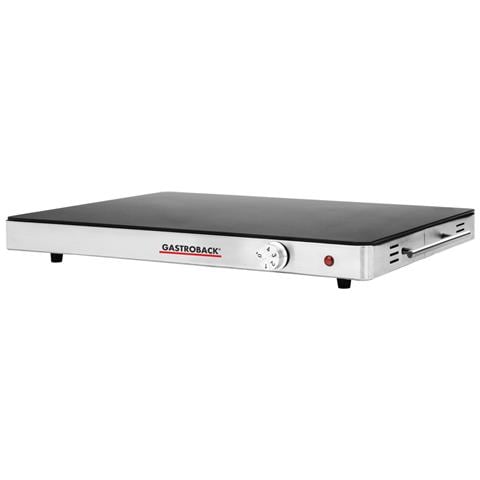 Piastra Riscaldante Elettrica 42491 Temperatura 110 °C Potenza 400 W Colore Nero Acciaio Inox - Foto 2