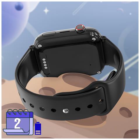 Smartwatch Wi-fi Per Bambini Con Gps E Chiamate 4g Look Me! 3, Nero - Foto 5