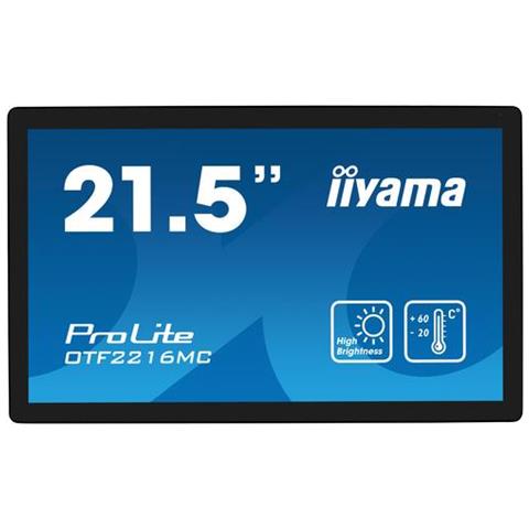 Prolite Otf2216mc-b1 Monitor Pc 39,6 Cm (15.6"") 1920 X 1080 Pixel Full Hd Touch Screen Nero - Foto 1