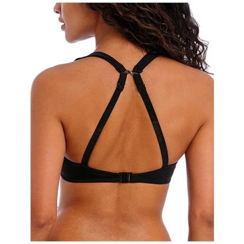 Bikini Shekini Con Balze E Profondo Scollo A V - Nero, Taglia Xl - Foto 5