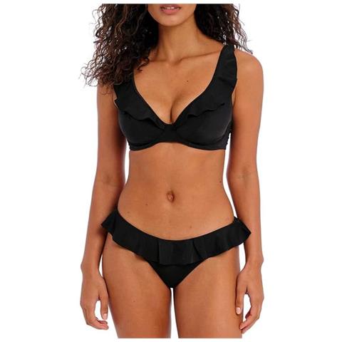 Bikini Shekini Con Balze E Profondo Scollo A V - Nero, Taglia Xl - Foto 1