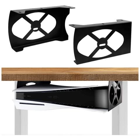 Supporto Da Parete Sotto Scrivania Per Console Ps5 (confezione Da 2) - Foto 1