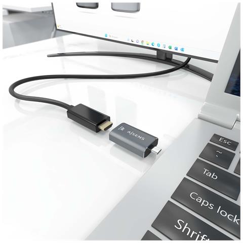 A109-0862 adattatore per inversione del genere dei cavi HDMI A USB C Grigio - Foto 5
