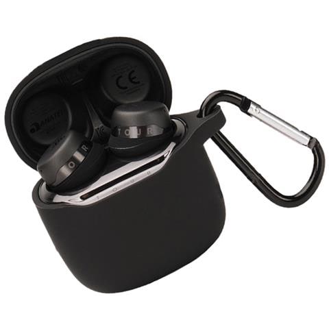 Custodia Protettiva Per Auricolari Jbl Tourpro+ Con Moschettone Black - Foto 2