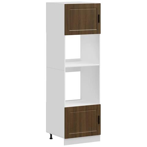 Armadi Forno 2 Pz Porto Rovere Marrone In Legno Multistrato - Foto 2