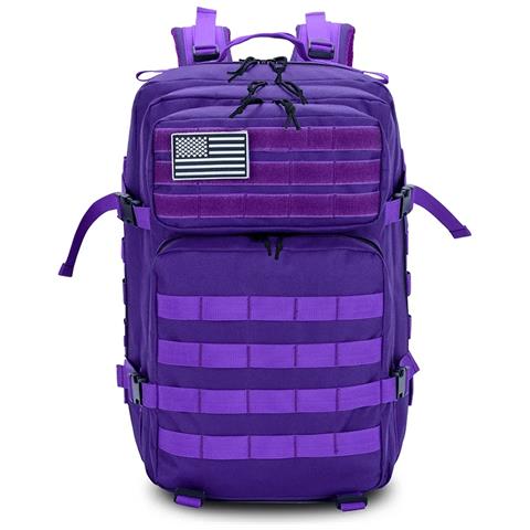 Zaino Tattico Militare Da 45 Litri Con Sistema Molle Di Grande Capacità E Impermeabile. Perfetto Per Emergenze, Giorni Di Caccia, Escursionismo E Campeggio. - Foto 2