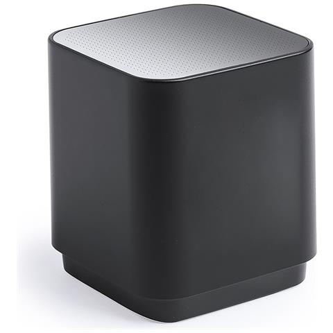 Luci Led Degli Altoparlanti. Connessione Bluetooth. Potenza Sonora 3w. Batteria 400 Mah 6x7,2x6 Cm. Colore Nero - Foto 1