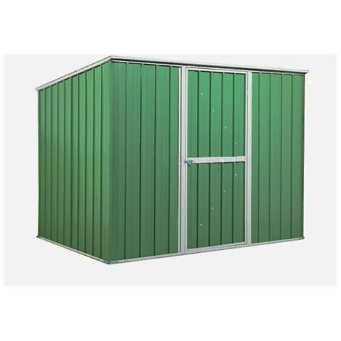 Casetta Giardino In Lamiera Box In Acciaio Zincato 260x185cm X H1.92m - 85kg - 4,81mq - Verde - Foto 1