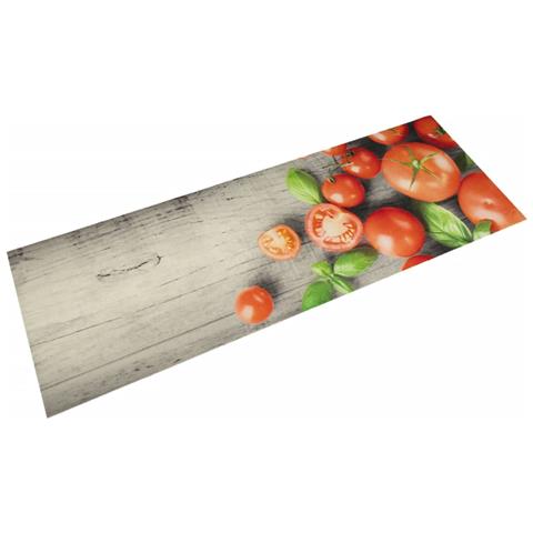 Lusso Casadino -  Tappeto Da Cucina Lavabile Pomodori 60x180 Cm In Velluto - Foto 2