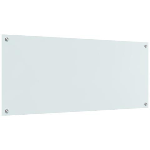 Schienale Cucina  Bianco 120x50x0,6 cm Vetro Temperato - Foto 1