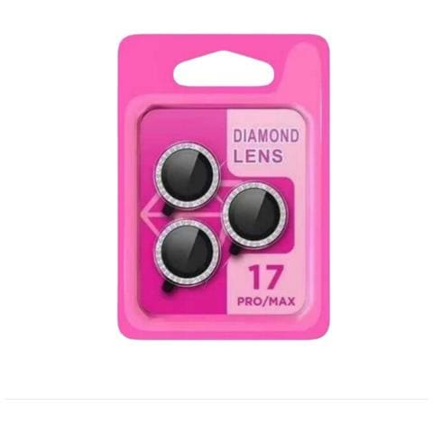 Protezione Obiettivo Fotocamera Bling Diamond Eagle Eye Compatibile Con Iphone 17 - Copriobiettivo In Vetro Temperato Con Strass Argentati - Foto 1