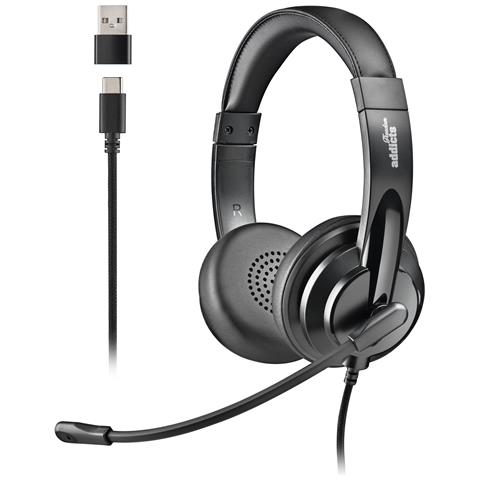 VOX605 USB-C Auricolare Cablato A Padiglione Musica e Chiamate USB tipo-C Nero - Foto 1