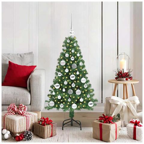 Albero di Natale artificiale con 150 LED Verde 120 cm - Foto 2