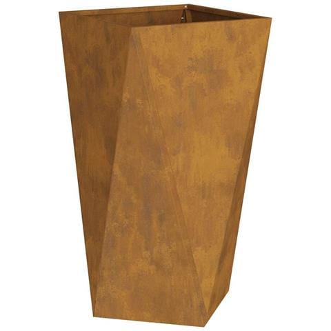Fioriera 2 pcs Ruggine 40 x 40 x 75 cm - Foto 1
