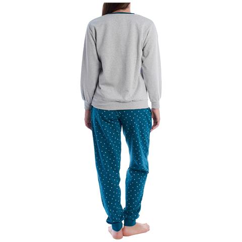 Pigiama Invernale In Pile Da Donna Kl45268 - Foto 2
