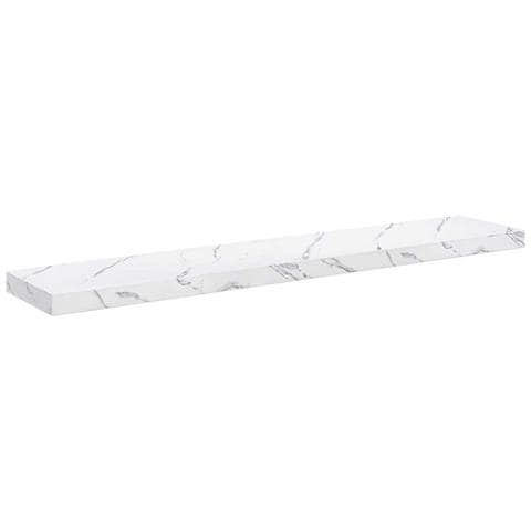 Scaffale da parete Marmo Bianco 120 x 23,5 x 4 cm - Foto 1