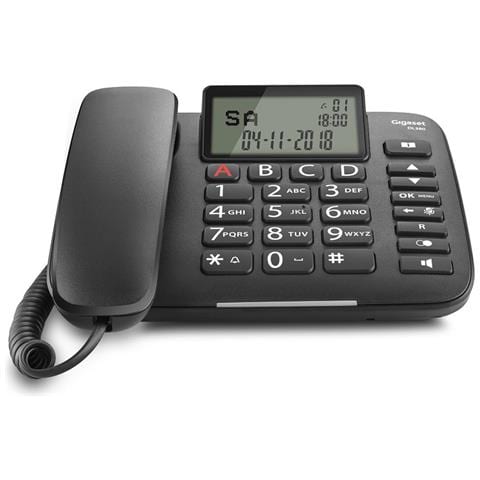 DL380 Telefono analogico Identificatore di chiamata Nero - Foto 2