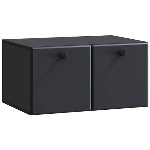 Mobile Porta TV da Muro 59,5 x 41 x 30 cm Nero - Foto 1