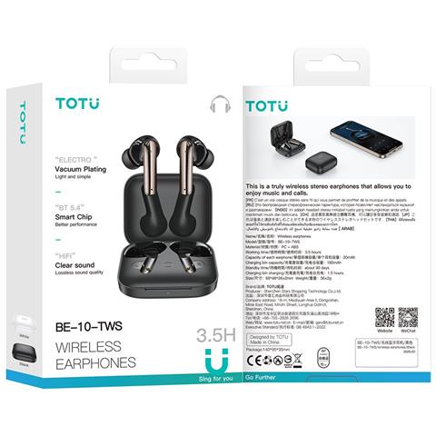 Auricolari TWS Wireless - Nero - Foto 4