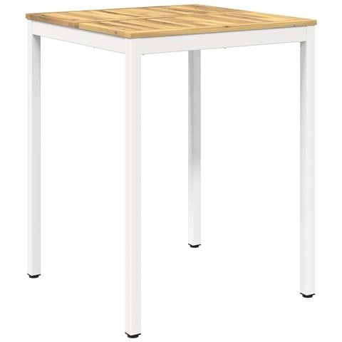 Tavolo Bar da Giardino Bianco 80 x 80,5 x 105 cm - Foto 1