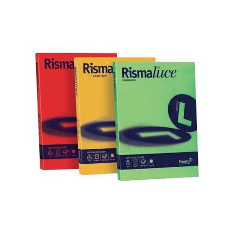 carta rismaluce 200gr a4 125fg giallo sole 53 - Foto 2