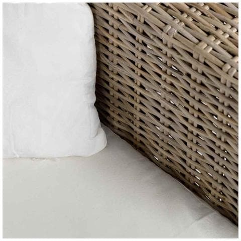 Divano a 2 Posti 7 pz in Rattan Naturale 162 x 80 x 61 cm - Foto 6